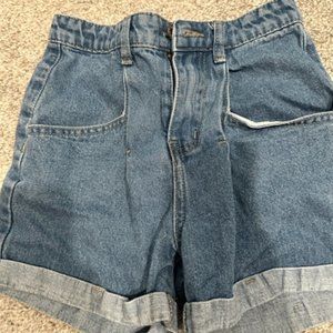 High waist Jean shorts - Girls